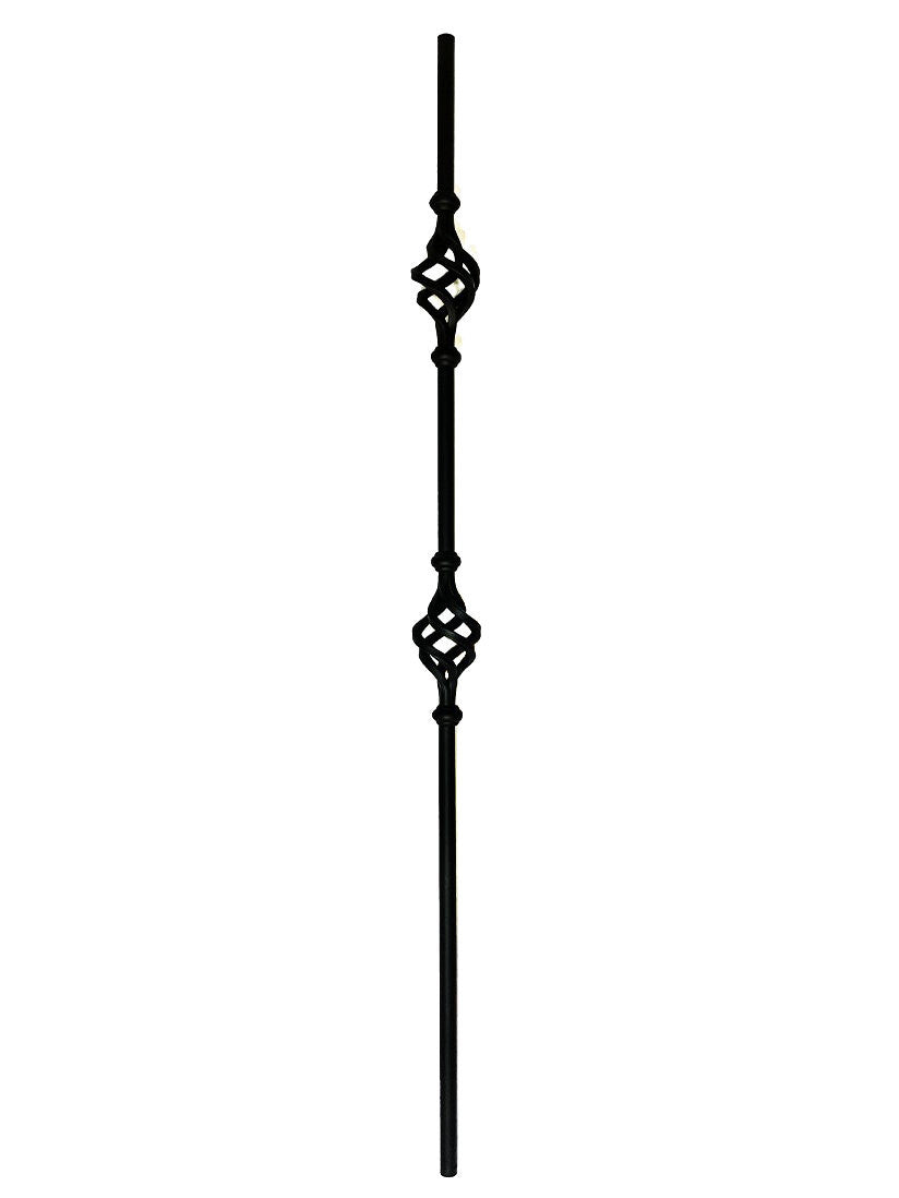 2GR05 16mm Round Double Basket, Tubular Steel