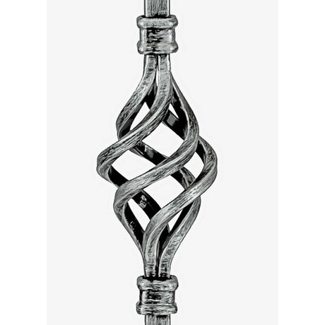 Single Basket in Antique Nickel