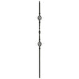 T-09 Double Basket, Single Ribbon, Tubular Steel Shown in Rubbed Copper