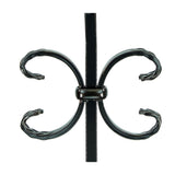T-11 Double Butterfly, Single Ribbon, Tubular Steel Close Up