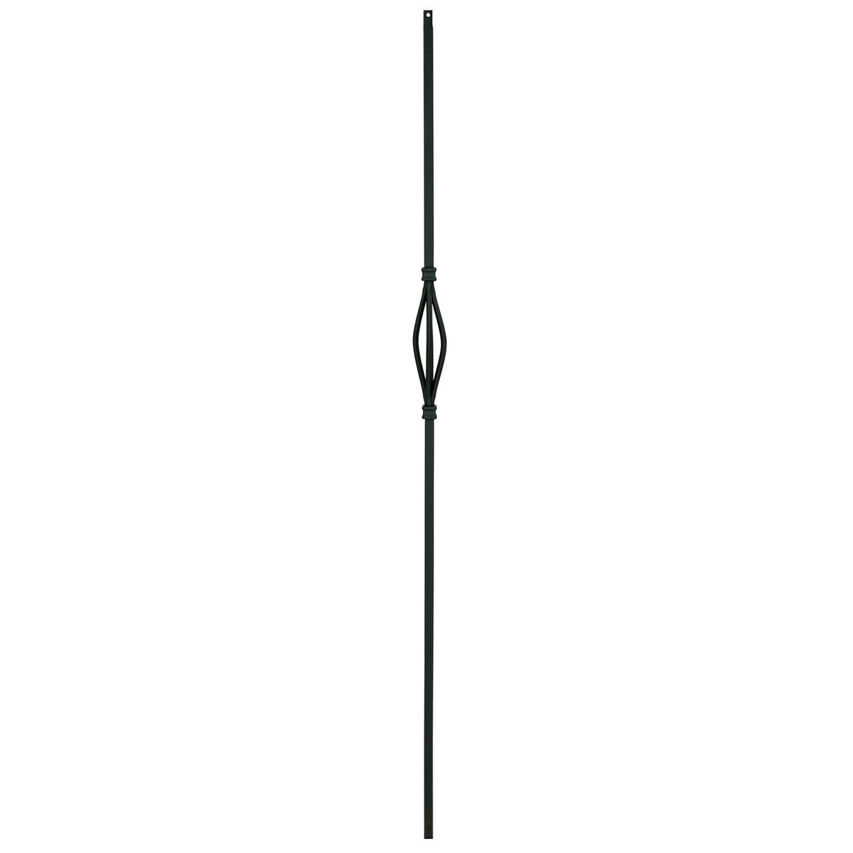 T18 Single Slimline Basket Tubular Steel Baluster