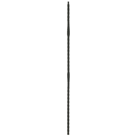 T-22 Split Arrows Edge Hammered Tubular Steel Baluster (2)