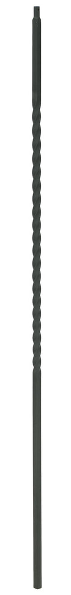 T-27 Single 20" Long Twist, Tubular Steel Shown in Satin Black
