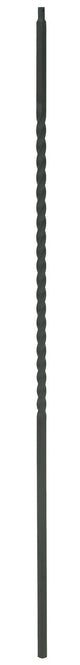 T-27 Single 20" Long Twist, Tubular Steel Shown in Satin Black