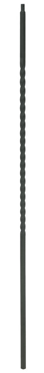 T-27 Single 20" Long Twist, Tubular Steel Shown in Satin Black