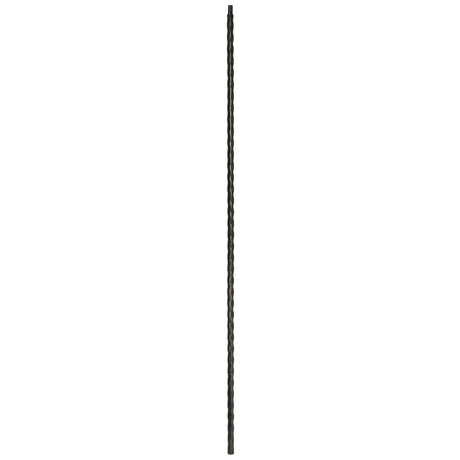 T-30 Edge Hammered Plain Bar Tubular Steel Baluster Show in Rubbed Copper