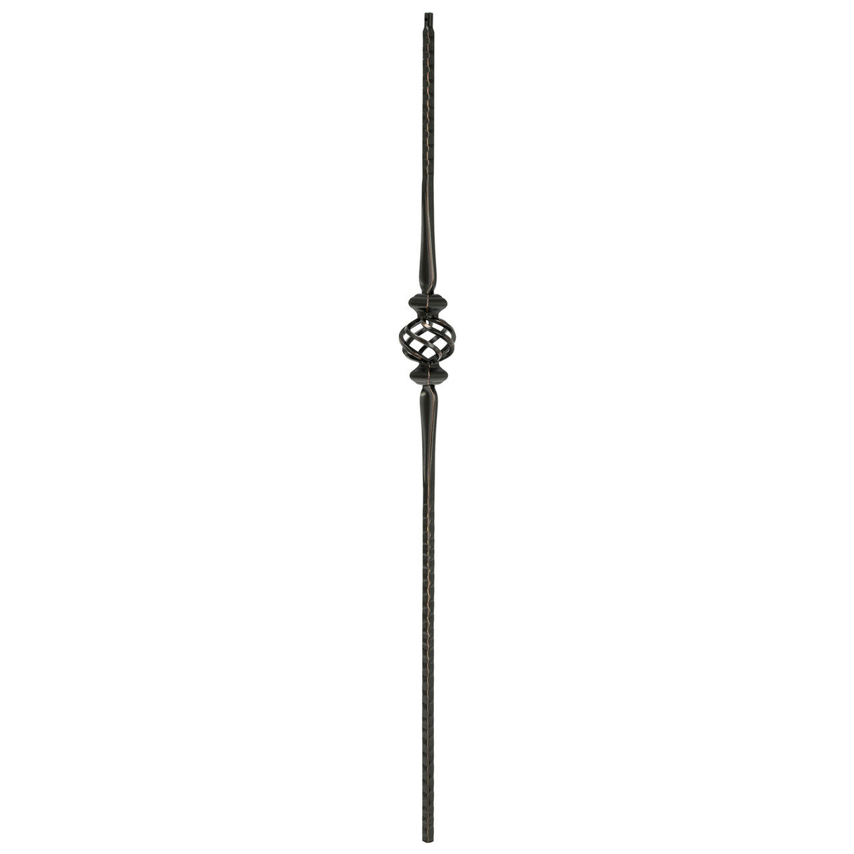 T-43 Single Basket with Spoons, Hammered Face shown in rubbed copper