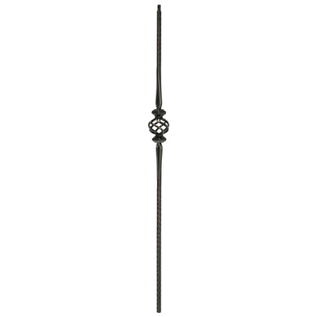 T-43 Single Basket with Spoons, Hammered Face shown in rubbed copper