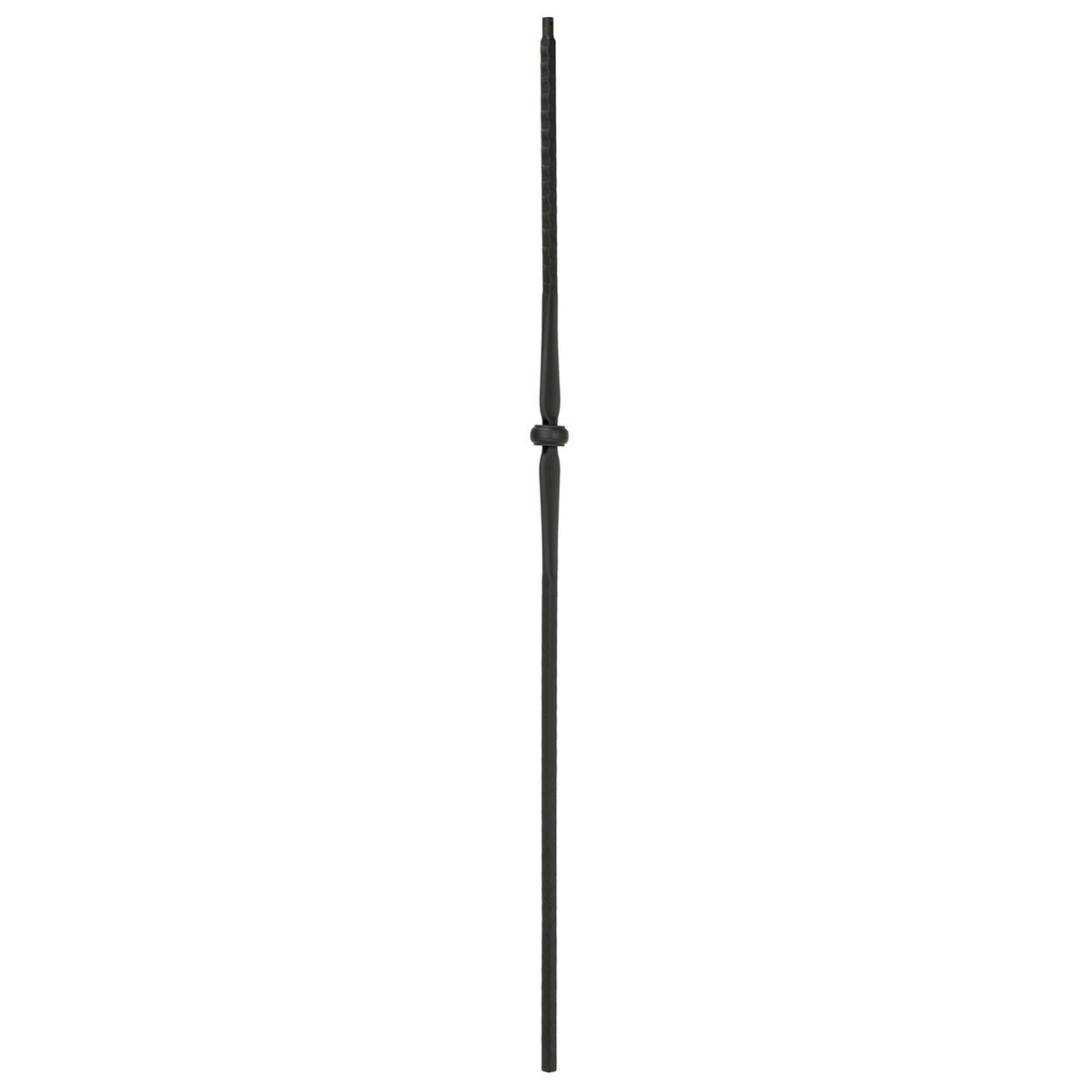 T-45 Single Collar with Spoons, Hammered Face shown in Satin Black