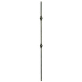 TR23 12mm Round Tubular Steel Double Ball Baluster