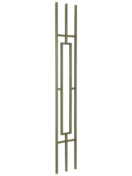 T813 Square Rectangle Tubular Steel Baluster Angled View
