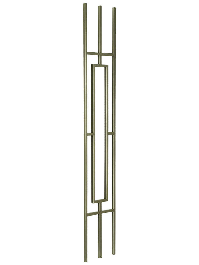 T813 Square Rectangle Tubular Steel Baluster Angled View