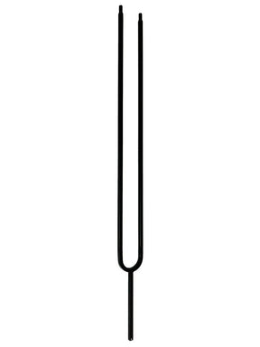 T86 1/2" Tuning Fork Baluster, Satin Black (2)