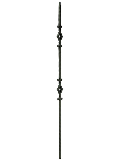 T-94 Double Diamond Edge Hammered  Shown in Satin Black