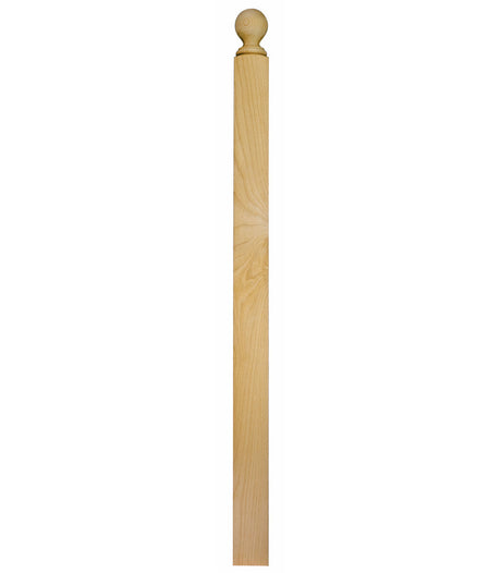 A-3004BT 48" Ball Top S4S Newel Post