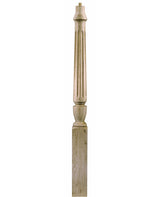 A3010F Fluted 44" Pin Top Starting Newel Post