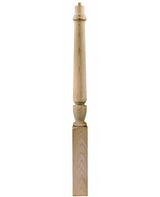 A3015PL 56" Plain Pin Top Landing Newel Post