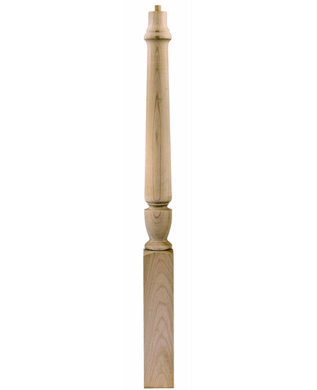 A3015PL 56" Plain Pin Top Landing Newel Post