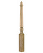 A3015PL 56" Plain Pin Top Landing Newel Post