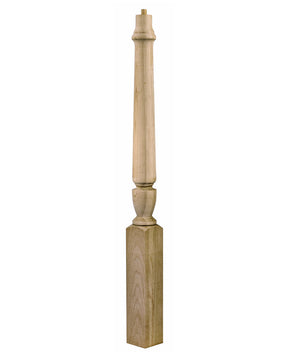 A3010PL 44" Plain Pin Top Starting Newel Post