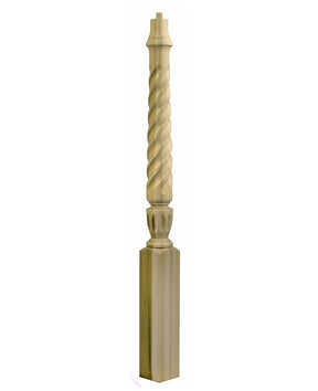 A3015T Twist 56" Pin Top Landing Newel Post