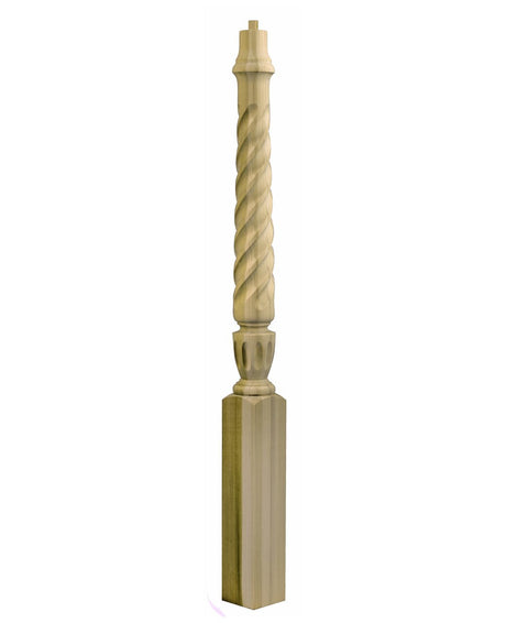 A3015T Twist 56" Pin Top Landing Newel Post