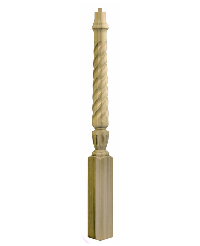 A3015T Twist 56" Pin Top Landing Newel Post