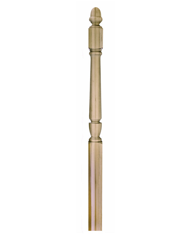 A3015T Twist 56" Pin Top Landing Newel Post