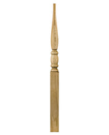 953-4PT-44 Pin Top Starting Bordeaux Newel Post (Show in Euro-Beech) 2