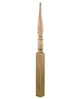 953-4PT-44 Pin Top Starting Bordeaux Newel Post (Show in Euro-Beech)