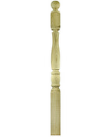 955-4BT-48 Ball Top Starting Bordeaux Newel Post