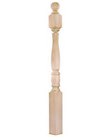 955-4BT-48 Ball Top Starting Bordeaux Newel Post