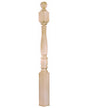 955-4BT-48 Ball Top Starting Bordeaux Newel Post