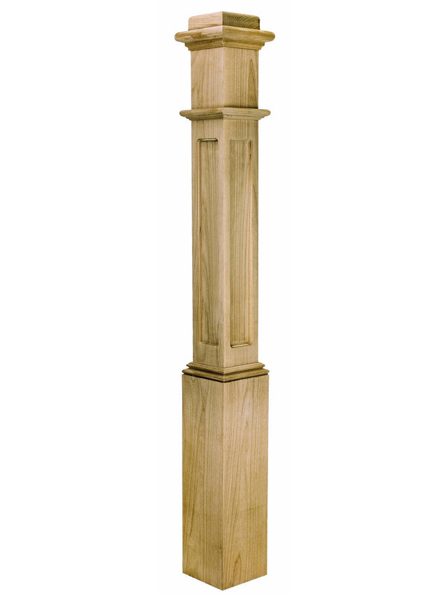 991FP Flat Panel Ranch Box Newel Post