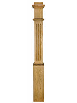 991F Fluted Ranch Box Newel Newel 1