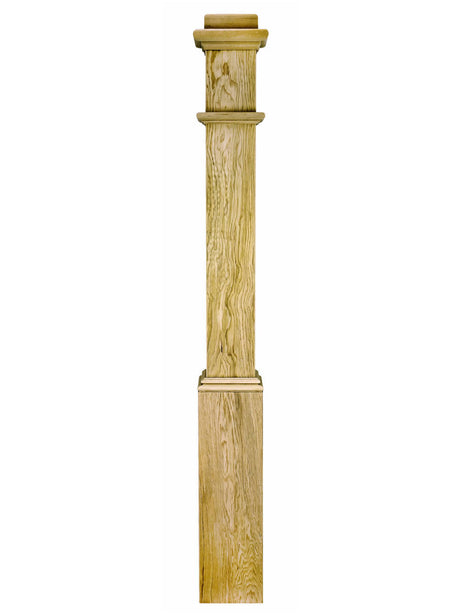 991 56" Plain Ranch Box Newel Post 
