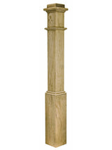 991 56" Plain Ranch Box Newel Post 3