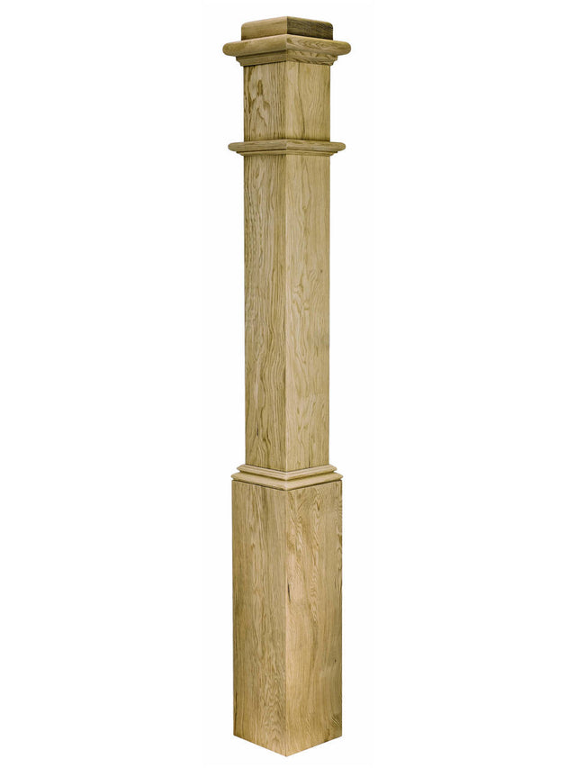 991 56" Plain Ranch Box Newel Post 3