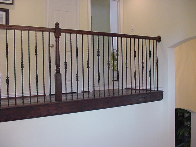 Double Knob Tuscan Baluster Installation