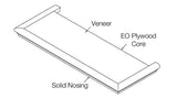 A-QT78MR Qwik Tread with Returned Ends 78", Red Oak  CADD