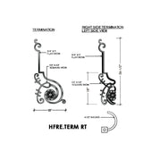 HFRE.TERM Termination Regency Newel Post