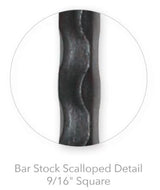 Hammered & Scalloped