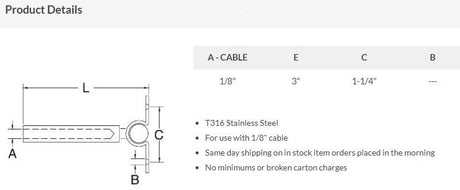 HDTST-18 Deck Toggle Specifications