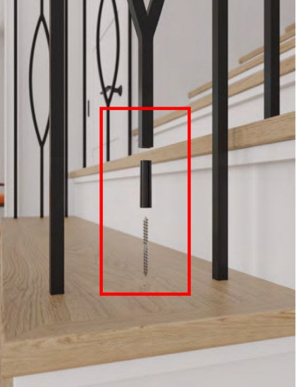 HF-T-PLUG, Baluster Mounting Plug