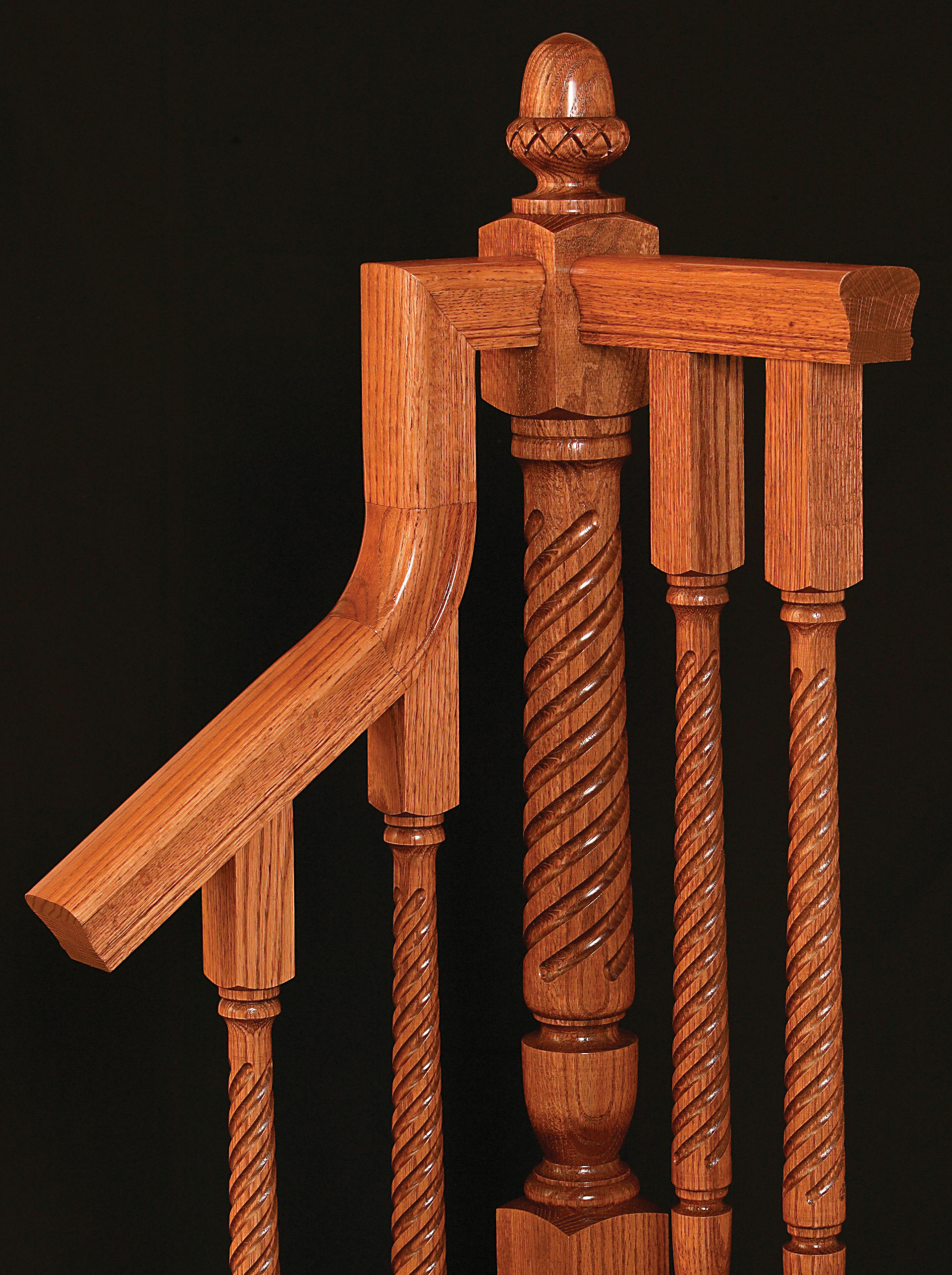 Twist Bunker Hill Newel and Balusters