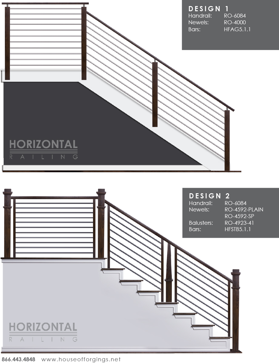 Horizontal Railings By House Of Forgings