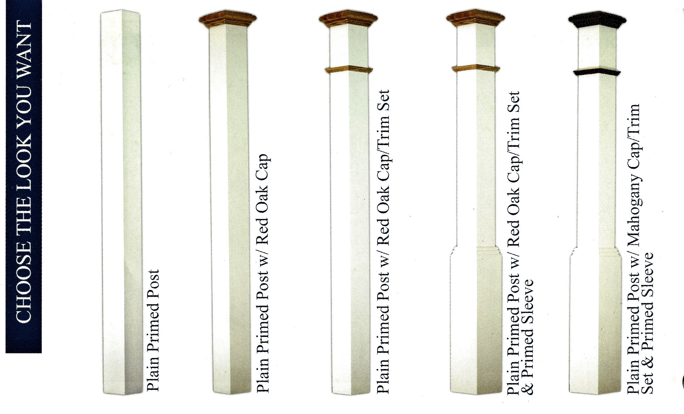 Interchangeable Box Newel Posts